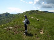 In vista del Riparo Casa della Miniera e della Cappelletta degli Alpini