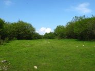 Partenza del sentiero x rossa nel prato dietro al Rif Amici del Carmo