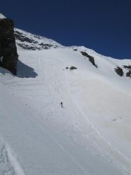 Canale appena svalangato sotto i piedi