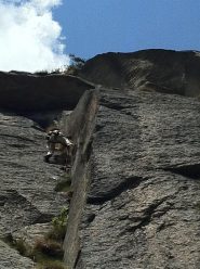 Tiz in apertura 1°tiro dalla cengia