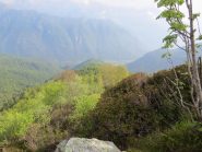 Vista dall'alto della dorsale