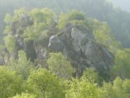 Primo facile tratto roccioso da cavalcare