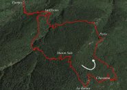 Borney da PianFey- percorso