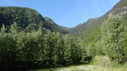 dalla partenza vista sul Col Pian de Fenetre