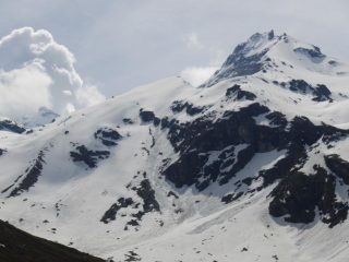 Pendii della testata della morena