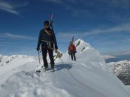 verso il pendio sud del Leone