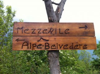 Molte indicazioni sul percorso..