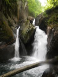 Salto dallo sperone centrale di Ugo