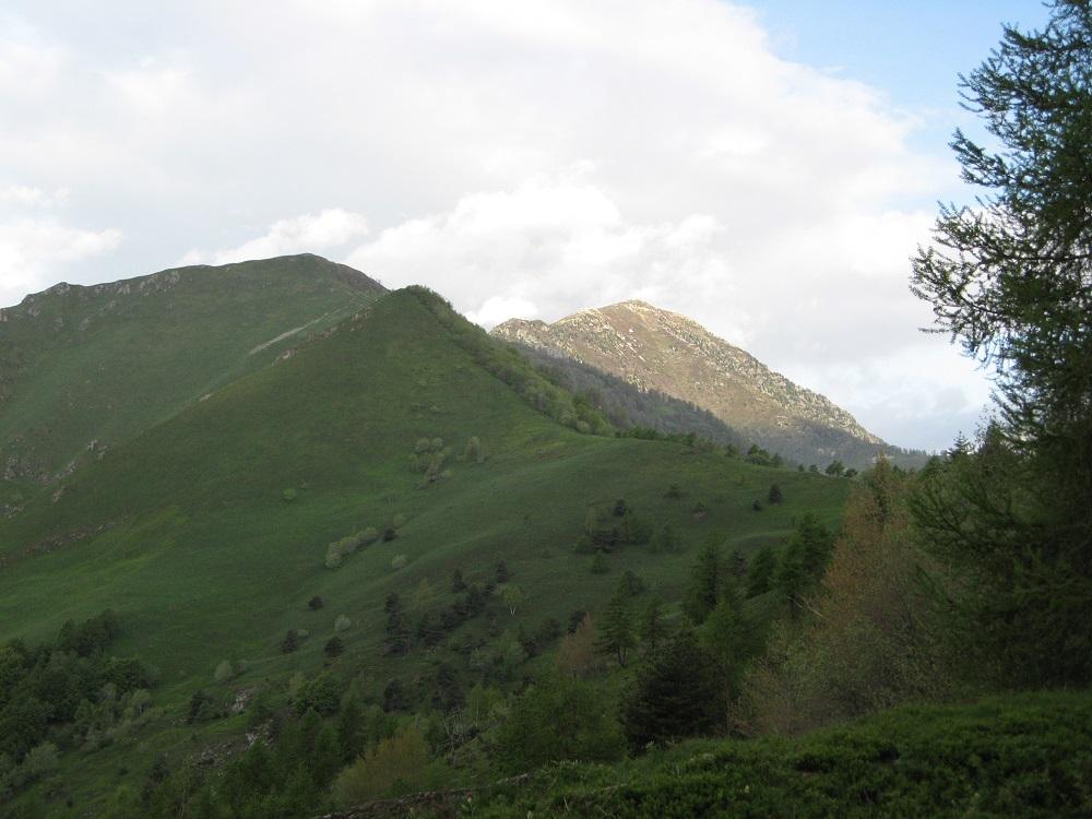 La dorsale dal colle Birrone  