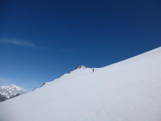Giorgio quasi in cima