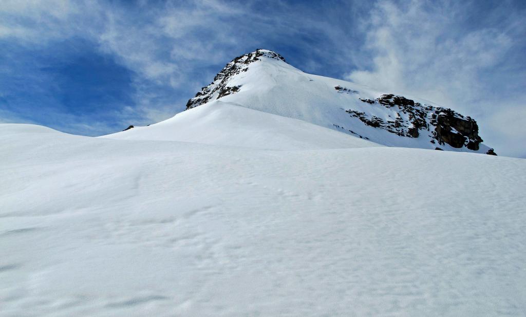 Punta Fourà vista dal colle