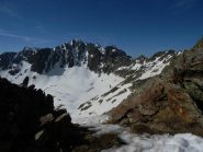 il Passo della Cairiliera, vista sul M.te Aver