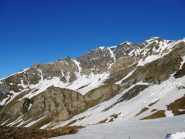 A sx. il ns.canale di salita all'Alp