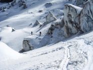 discesa dalla jonction innevatissima