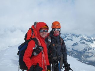 Sara e Francesca in vetta