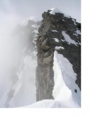 Prime torri della traversata cresta di mezzenile dal Dom Blanc du Mulinet