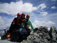 Sulla cima NE: qui grandi sorrisi