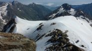 dalla cima l'imbocco del canale