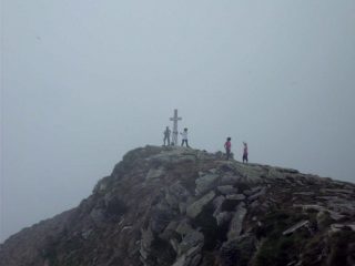 Personaggi veri e finti in cima alla Bocciarda