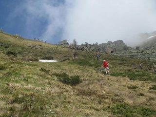 Inizio della discesa