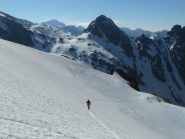 L'ampio pendio finale
