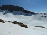Alle spalle la testa della Rovina 