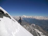 Matteo e alle spalle il Bianco