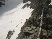 Passo dei Ghiacciai al ritorno.