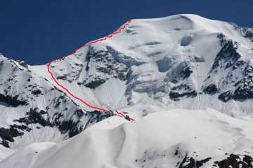 La nord con la salita...  