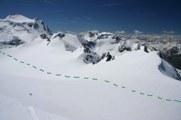 La discesa alternativa...prima parte e colle da fare  