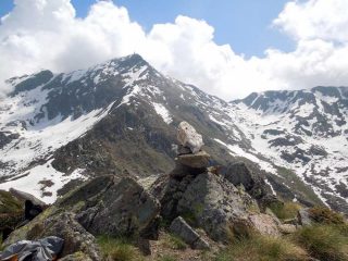 dalla vetta la colma di mombarone versante nord