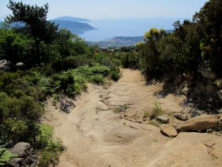 Tratto di discesa su S. Piero