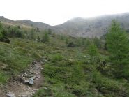 parte centrale del sentiero