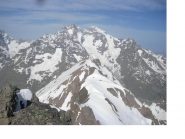 La Meije e in primo piano il Roc Noir de Combeynot..