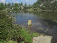 Il lago Champas si è allargato sul sentiero