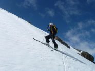 verso la fine del pendio