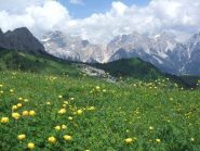 Verso Sorapiss, inizio Marmarole e F:lla Piccola