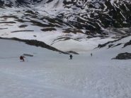 Discesa sul ripido canale