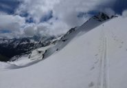 Arrivo sulla cresta confinale