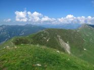 La dorsale verso il Saccarello, nostra prossima meta