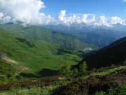 Il vallone di salita da Monesi