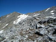 Salendo verso il Ferra, poco sotto la dorsale