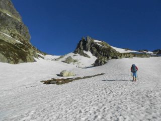salita per il vallone verso il Fourchon