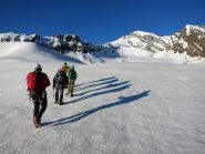 Sul ghiacciaio del Loson
