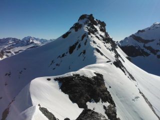 dalla Chalanson la cresta che porta alla Piccola Ciamarella
