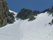 canalino parallelo cresta sud