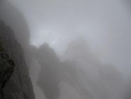 dal colletto sotto la Cima Borello, vista della Maledia