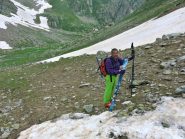 togliamo gli sci a quota rifugio! pazzesco, siamo al 24 giugno!!!!