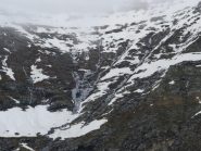 Stamane verglass selle pendici della Rosa dei Banchi