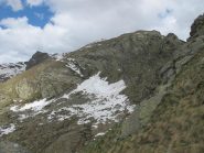 Cima La Rubbia e alla sua base la conca da attraversare